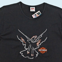 Lade das Bild in den Galerie-Viewer, Anvil T-Shirt "Harley Davidson embroidered" 90er Made in the USA single stitch, schwarz, M