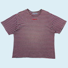 Lade das Bild in den Galerie-Viewer, Mistral T-Shirt dick "Center Logo" 90er Made in Portugal, rot, XL breit