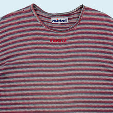 Lade das Bild in den Galerie-Viewer, Mistral T-Shirt dick "Center Logo" 90er Made in Portugal, rot, XL breit