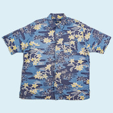 Lade das Bild in den Galerie-Viewer, Polo Sport Hemd "Hawaii" 00er, blau, XL