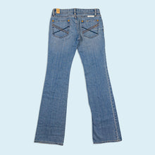 Lade das Bild in den Galerie-Viewer, Fox Denim Hose "Girlie Stevie Jean Low Waist Bootcut" 00er Sample, blau, 28/32