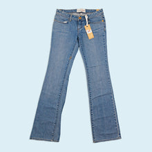 Lade das Bild in den Galerie-Viewer, Fox Denim Hose "Girlie Stevie Jean Low Waist Bootcut" 00er Sample, blau, 28/32