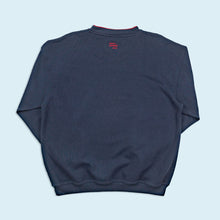 Lade das Bild in den Galerie-Viewer, Gianni M. Sweatshirt "Admirals Cup" 90er, blau, L