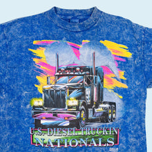 Lade das Bild in den Galerie-Viewer, Tultex T-Shirt "Diesel Truckin' Nationals" 1997 Made in Mexico single stitch, blau, XL