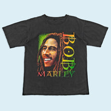 Lade das Bild in den Galerie-Viewer, No Name T-Shirt "Bob Marley Bootleg" 90er/00er, schwarz, L