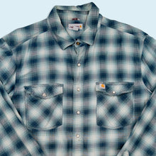 Lade das Bild in den Galerie-Viewer, Carhartt Hemd, blau, XXL schmal