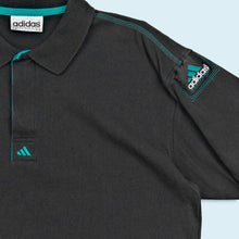 Lade das Bild in den Galerie-Viewer, Adidas Equipment Poloshirt 90er Made in Hong Kong, schwarz, L/XL