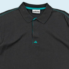 Lade das Bild in den Galerie-Viewer, Adidas Equipment Poloshirt 90er Made in Hong Kong, schwarz, L/XL