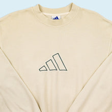 Lade das Bild in den Galerie-Viewer, Adidas Sweatshirt "Logo embroidered" 1999 Made in Turkey, beige, L/XL