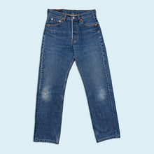 Lade das Bild in den Galerie-Viewer, Levis Hose "501" 2001 Made in Canada, blau, 26/26