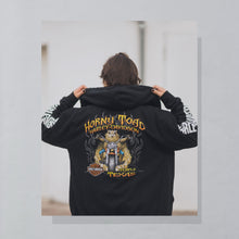Lade das Bild in den Galerie-Viewer, Harley Davidson Zip Hoodie "Horny Toad Temple Texas" 2011, schwarz, L
