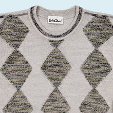 Lade das Bild in den Galerie-Viewer, Carlo Colucci Strickpullover dünn 90er Made in Germany, grau, XL