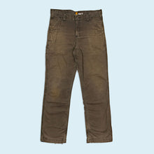 Lade das Bild in den Galerie-Viewer, Carhartt Hose "Carpenter Canvas relaxed fit", grün, 34/32