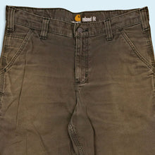 Lade das Bild in den Galerie-Viewer, Carhartt Hose "Carpenter Canvas relaxed fit", grün, 34/32