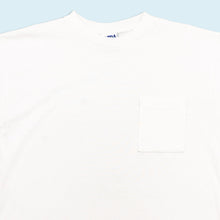 Lade das Bild in den Galerie-Viewer, Extra Elements T-Shirt "Pocket Tee" 90er Made in the USA, weiß, L