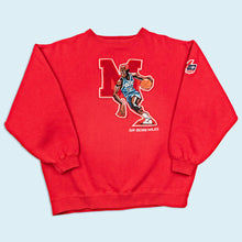 Lade das Bild in den Galerie-Viewer, Sir Benni Miles Sweatshirt "heavy weight" 2000er, rot, L/XL breit
