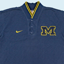 Lade das Bild in den Galerie-Viewer, Nike Team Trikot "Michigan Wolverines" heavy weight 90er, blau, XL