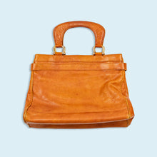 Lade das Bild in den Galerie-Viewer, Handtasche "echtes Leder" 70er/80er Made in Italy, braun