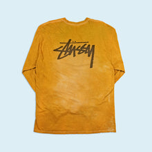 Lade das Bild in den Galerie-Viewer, Stüssy Longsleeve "Logo" Made in Mexico, braun/batik, XL/XXL schmal