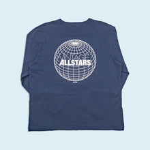 Lade das Bild in den Galerie-Viewer, Longsleeve "Vintage Allstars", blau, XL