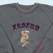 Lade das Bild in den Galerie-Viewer, Redrum Sweatshirt "dragon" 90er, grau, XL/XXL