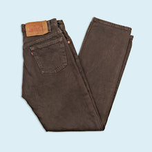 Lade das Bild in den Galerie-Viewer, Levis Hose "501" 1995 Made in the USA, braun, 30/30