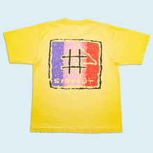 Lade das Bild in den Galerie-Viewer, Sideout T-Shirt "logo" 90er single stitch, gelb, L