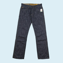 Lade das Bild in den Galerie-Viewer, Fox Denim Hose "deadstock sample" 00er, blau, 34/32