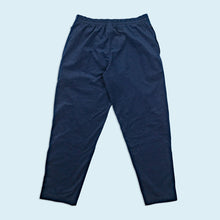 Lade das Bild in den Galerie-Viewer, Nike Trainingshose "Mini Swoosh Velours" 90er, blau/orange, M