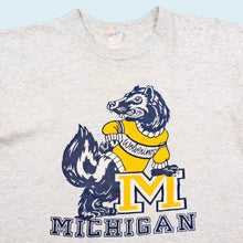 Lade das Bild in den Galerie-Viewer, 20/20 Sport T-Shirt "Michigan Wolverines" 90er Made in the USA single stitch, grau, M
