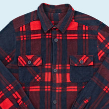 Lade das Bild in den Galerie-Viewer, Fleece Hemd, rot, L/XL