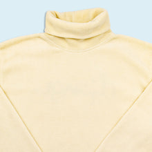 Lade das Bild in den Galerie-Viewer, Chiemsee Rollkragen Sweatshirt/Jacke dick 90er, weiß/beige, L/XL