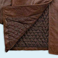 Lade das Bild in den Galerie-Viewer, Seemüller Pelze Mantel "echtes Leder" 80er, braun, L Damen