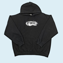 Lade das Bild in den Galerie-Viewer, Fox Hoodie "Logo" 00er, schwarz, XL breit