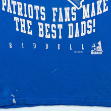 Lade das Bild in den Galerie-Viewer, Riddell T-Shirt - New England Patriots - 1997 Made in the USA single stitch, blau, L