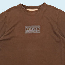 Lade das Bild in den Galerie-Viewer, Diesel T-Shirt - Logo 1984 - 00er, braun, M