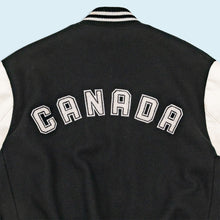 Lade das Bild in den Galerie-Viewer, Roots Jacke - Canada - 00er Made in Canada, schwarz/weiß, XL