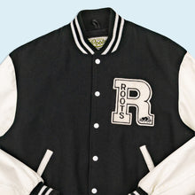 Lade das Bild in den Galerie-Viewer, Roots Jacke - Canada - 00er Made in Canada, schwarz/weiß, XL