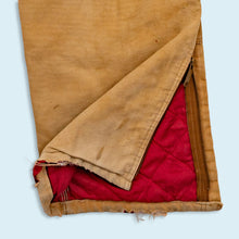 Lade das Bild in den Galerie-Viewer, Carhartt Latzhose - double knee carpenter gefüttert - 90er Made in the USA, braun, 34/28
