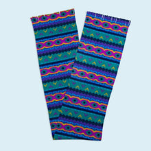Lade das Bild in den Galerie-Viewer, Fleece Schal - crazy pattern - 90er, mehrfarbig