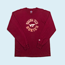 Lade das Bild in den Galerie-Viewer, Russell Athletic Longsleeve - Virginia Tech - Made in El Salvador, rot, L/XL