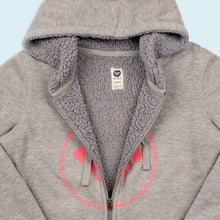 Lade das Bild in den Galerie-Viewer, Roxy Zip Hoodie Teddy fleece lined, grau, M Damen