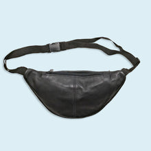 Lade das Bild in den Galerie-Viewer, Bauch- /Brusttasche - echtes Leder - 90er, schwarz