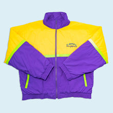 Lade das Bild in den Galerie-Viewer, Chase Authentics Jacke - Camel Smokin Joes Racing - 90er Made in the USA, gelb/lila, XL/XXL