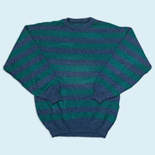 Lade das Bild in den Galerie-Viewer, Strickpullover 80er Made in West Germany, blau, M/L