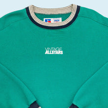 Lade das Bild in den Galerie-Viewer, Russell Athletic Sweatshirt - Vintage Allstars - 90er Made in the USA, blau, L