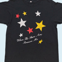 Lade das Bild in den Galerie-Viewer, Velva Sheen T-Shirt "Where the Stars are" Made in the USA Single Stitch 80er, schwarz, M