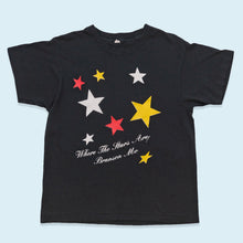 Lade das Bild in den Galerie-Viewer, Velva Sheen T-Shirt "Where the Stars are" Made in the USA Single Stitch 80er, schwarz, M