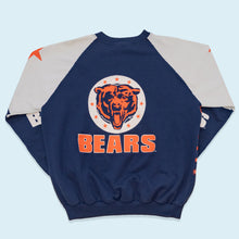 Lade das Bild in den Galerie-Viewer, Garan inc. Sweatshirt Chicago Bears 90er Made in the USA, blau, M/L