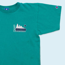 Lade das Bild in den Galerie-Viewer, Champion T-Shirt Camp Sancta Maria Made in the USA 80er Single Stitch, blau, L